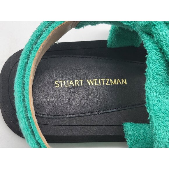 Stuart Weitzman Womens Bandeau Sport Sandals Green Size 6B - Picture 8 of 8